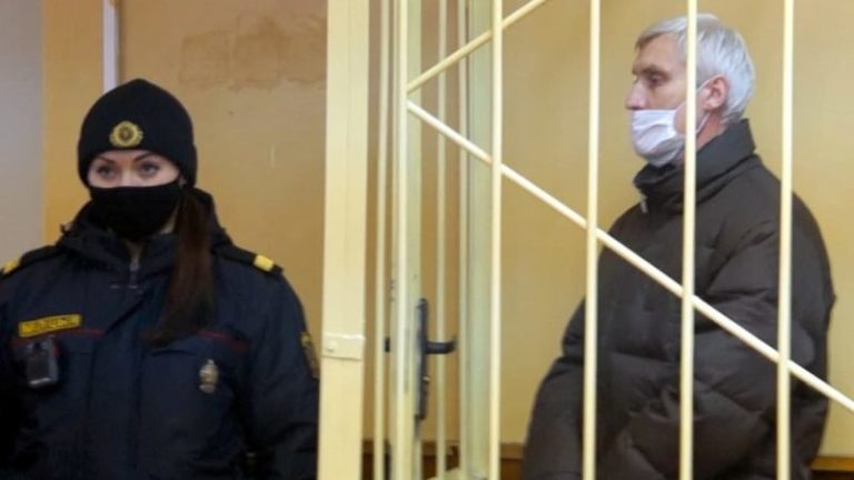 Андрей Тимофеенко на суде в Витебске