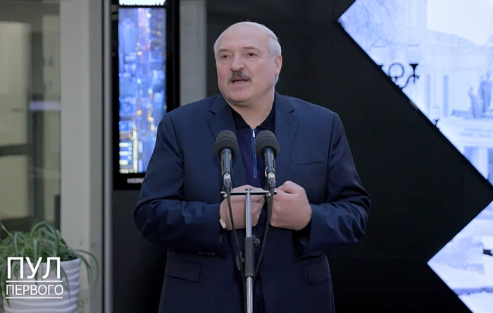 Лукашенко на встрече с коллективом  Горизонта