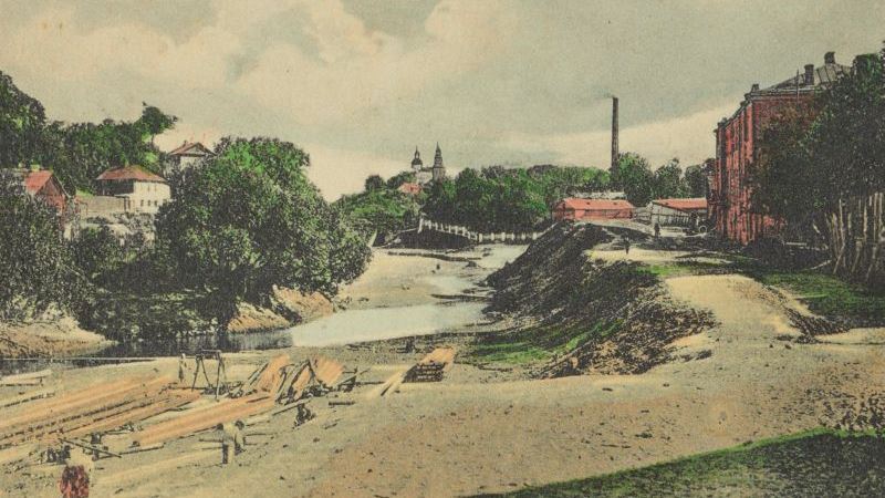 Начало ХХ века. Витьба в современном парке Фрунзе