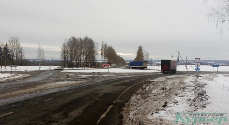 Бабиничское кольцо у поворота на Рубу
