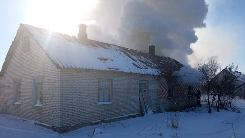 пожар глубокое