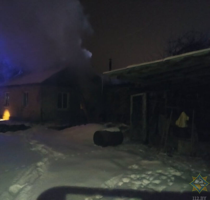 пожар ушачи