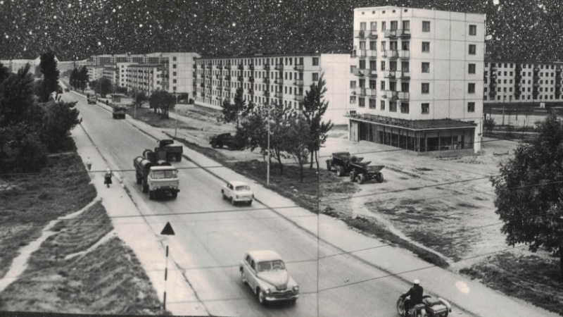 Смоленское шоссе (Московский проспект) конца 1960-х годов