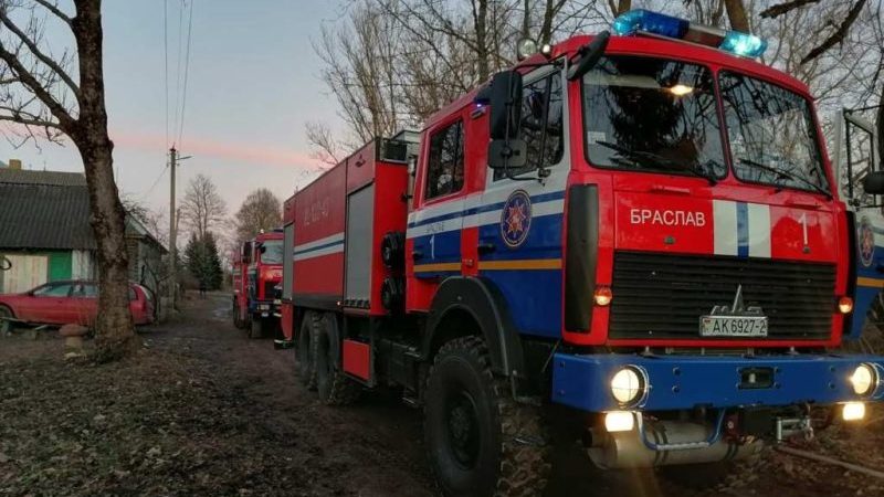 пожар браслав