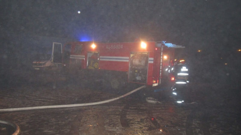 пожар новополоцк