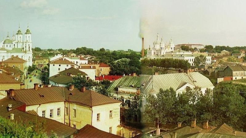 Дом Беленького на улице Толстого на фотографии Сергея Прокудина-Горского 1912 года