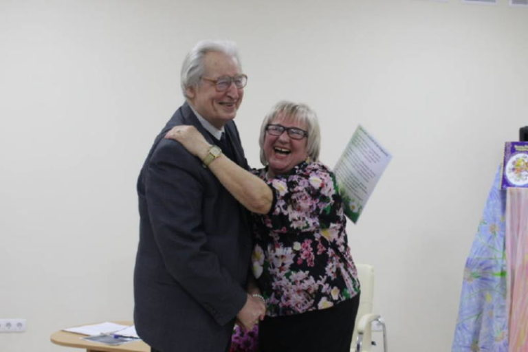 уладзімір Папковіч і Стася Наркевіч 