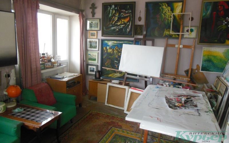 В мастерской Александра Подалинского