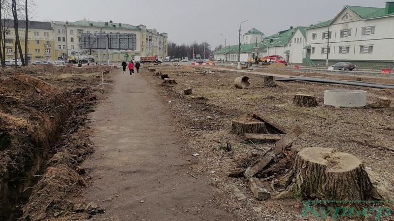 Вырубленные деревья