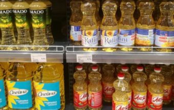 Подсолнечное масло в магазинах Витебска