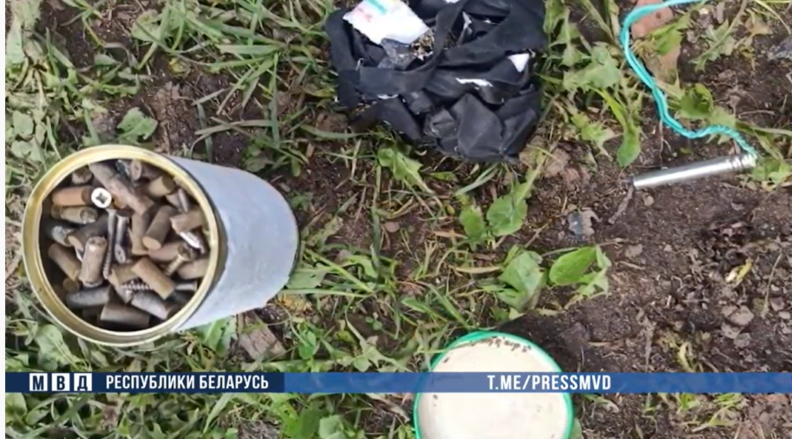 взрывчатка в машине в Лепеле