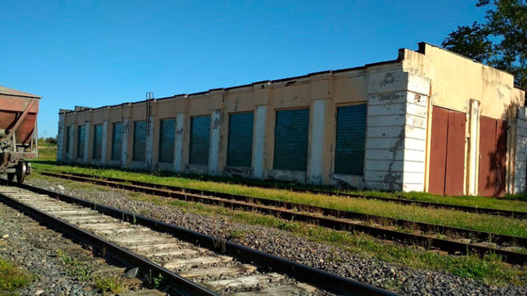 бокс моторельсового транспорта в Орше