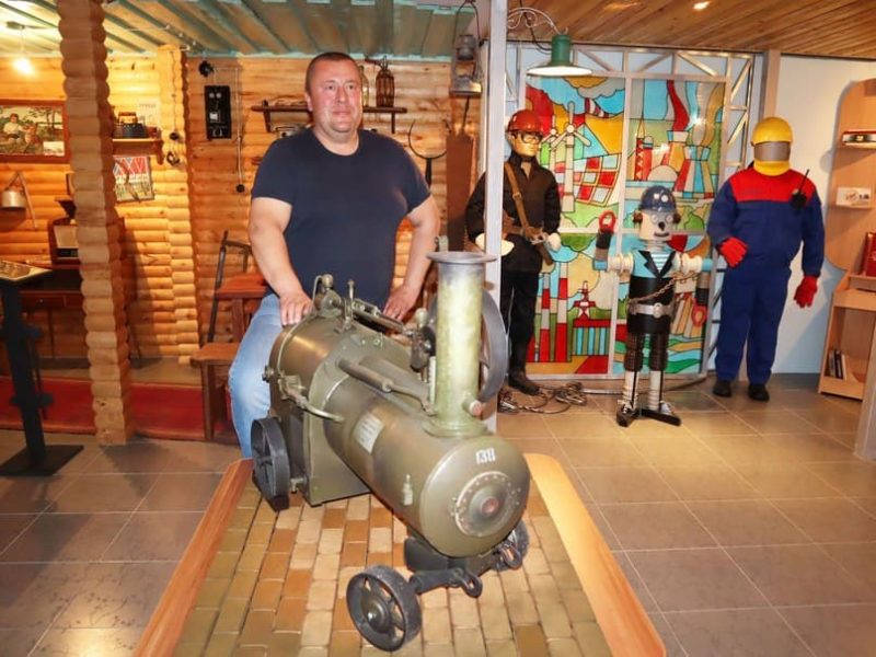 макет локомобиля