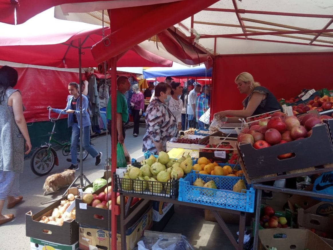 На рынке в Витебске