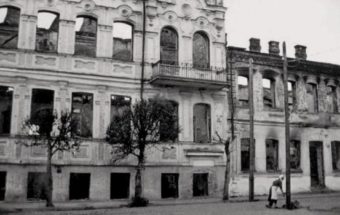 Немецкое фото улицы Октябрьской