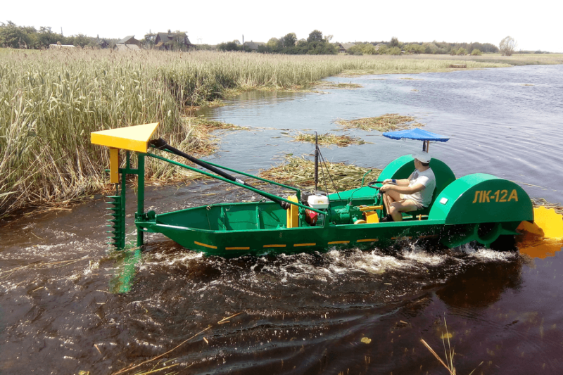 очистка озера