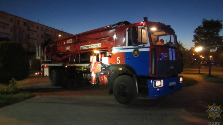 Пожар в Новополоцке 4