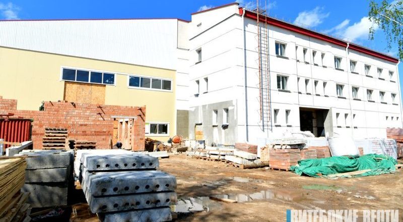 Строительство ФОКа в Чашниках