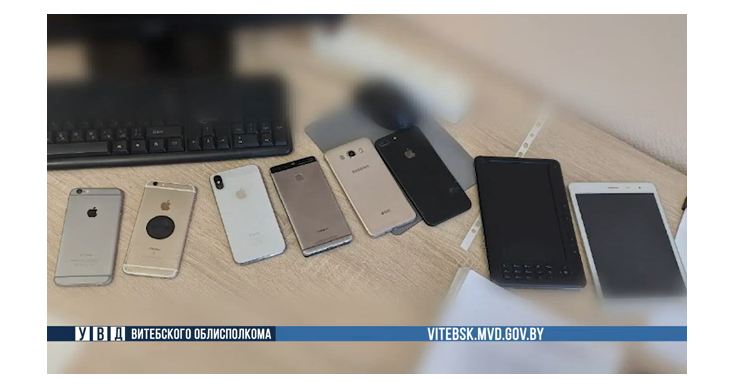 В Витебске продавец похитил 20 мобильников
