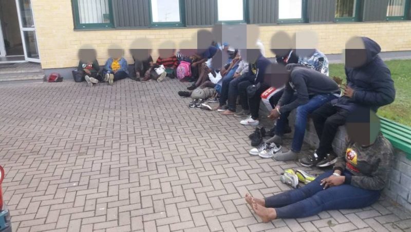 мигранты на литовской границе 1