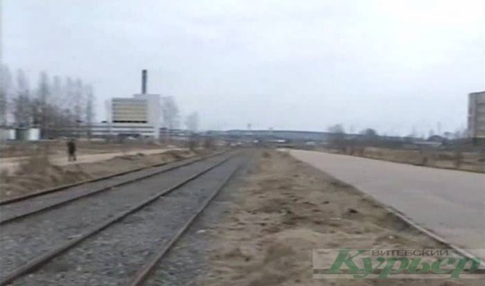 Рельсы на проспекте Победы