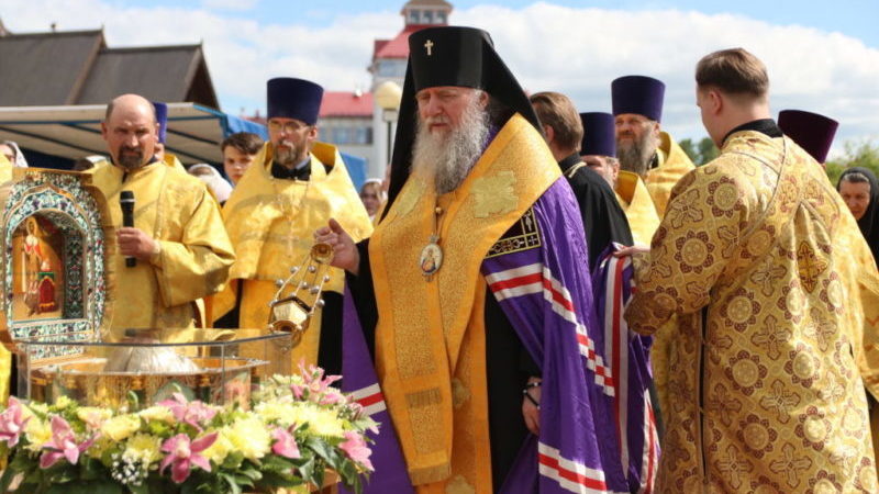 В витебск привезли мощи Невского