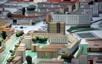 макет города