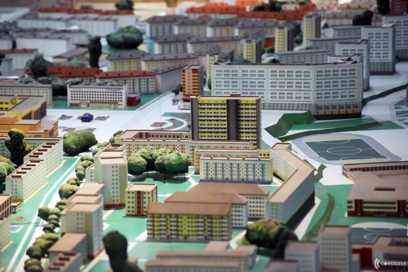 макет города