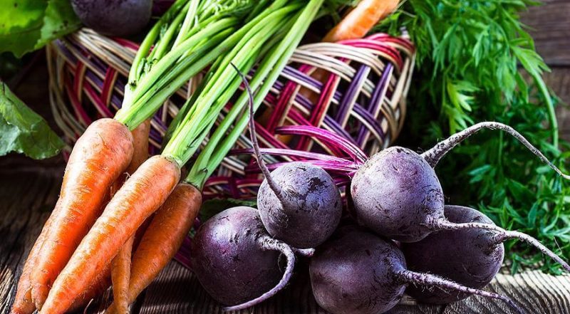 свекла и морковь