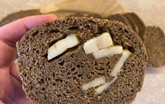 хлеб с салом