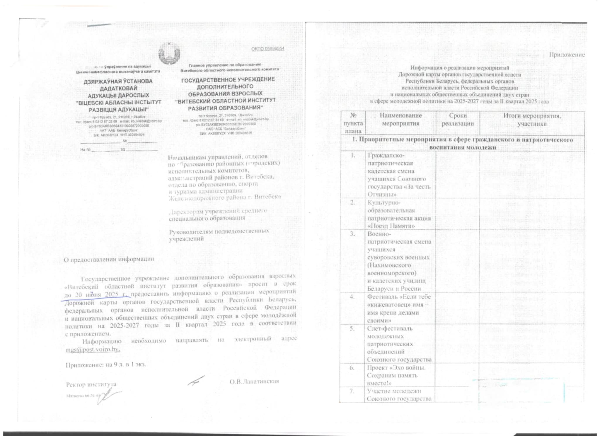 Отдел образования